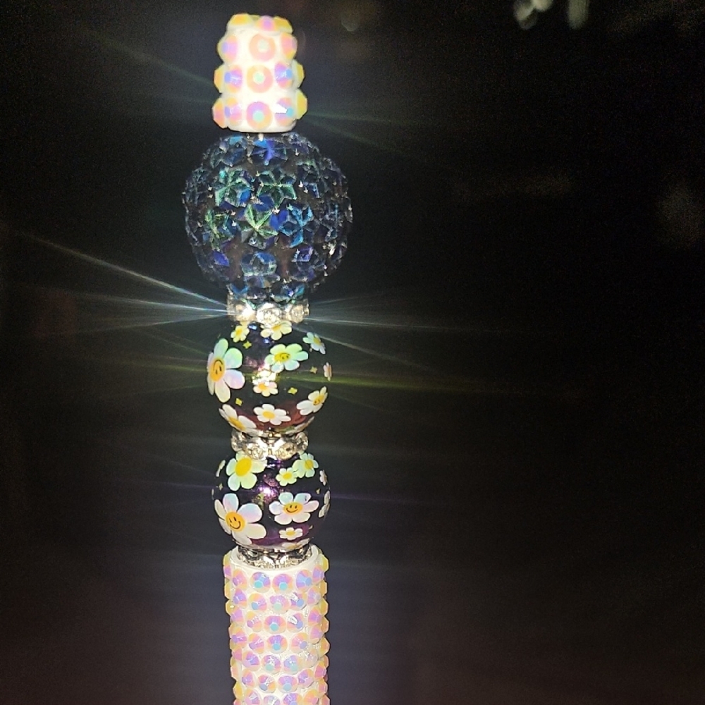 Floral Beaded Home Accent